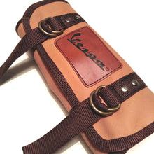 Load image into Gallery viewer, ITALIAN LEATHER VESPA SCOOTER TOOL ROLL