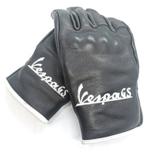 Load image into Gallery viewer, VESPA GS LEATHER ITALIAN SCOOTER GLOVES