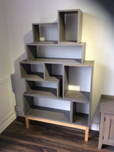 Load image into Gallery viewer, Contemporary Grey Solid Timber Vinyl Storage system