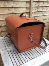 Load image into Gallery viewer, JUSTINTOSCOOTERS ITALIAN LEATHER HELMET ROLL CASE