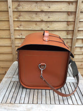 Load image into Gallery viewer, JUSTINTOSCOOTERS ITALIAN LEATHER HELMET ROLL CASE