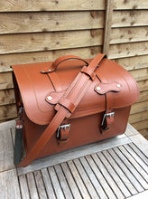 Load image into Gallery viewer, JUSTINTOSCOOTERS ITALIAN LEATHER HELMET ROLL CASE