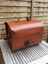 Load image into Gallery viewer, JUSTINTOSCOOTERS ITALIAN LEATHER HELMET ROLL CASE