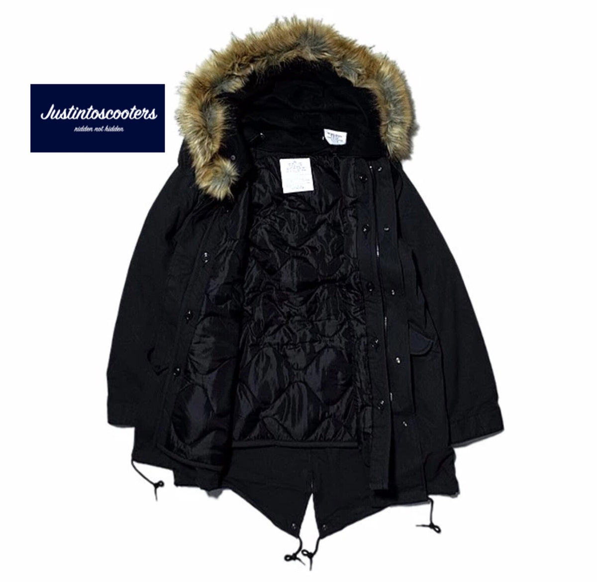 PARTIMENTO　M-65 Fishtail Coat Black M-65 Fishtail Coat – Black - Uncle Otis