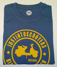 Load image into Gallery viewer, JUSTINTOSCOOTERS CLASSIC LOGO T-SHIRTS
