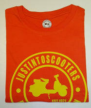 Load image into Gallery viewer, JUSTINTOSCOOTERS CLASSIC LOGO T-SHIRTS