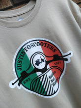 Load image into Gallery viewer, JUSTINTOSCOOTERS ITALIAN LOGO T-SHIRT