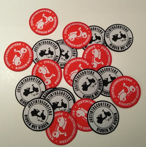 JUSTINTOSCOOTERS LOGO PATCHES