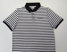 Load image into Gallery viewer, JUSTINTOSCOOTERS STRIPED POLO SHIRT