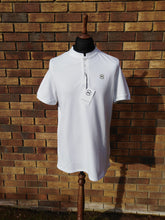 Load image into Gallery viewer, JUSTINTOSCOOTERS STAND COLLAR POLO SHIRT