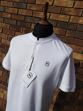 Load image into Gallery viewer, JUSTINTOSCOOTERS STAND COLLAR POLO SHIRT