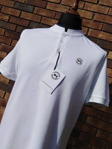 JUSTINTOSCOOTERS STAND COLLAR POLO SHIRT