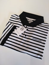 Load image into Gallery viewer, JUSTINTOSCOOTERS STRIPED POLO SHIRT