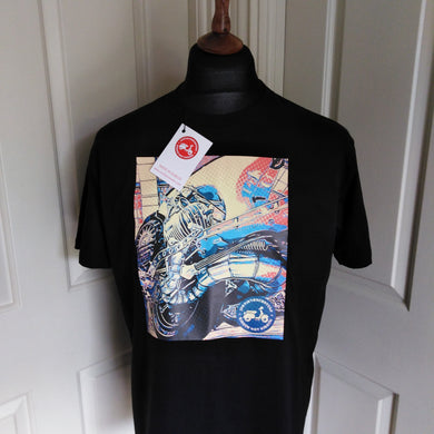 ENGINE POP ART SCOOTER T-SHIRT