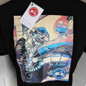 ENGINE POP ART SCOOTER T-SHIRT