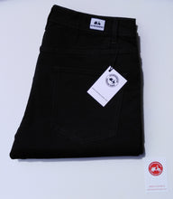 Load image into Gallery viewer, STRAIGHT FIT BLACK DENIM JEANS