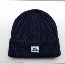 Load image into Gallery viewer, KNIT RIB JUSTINTOSCOOTERS BEANIE