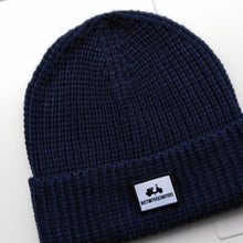 Load image into Gallery viewer, KNIT RIB JUSTINTOSCOOTERS BEANIE