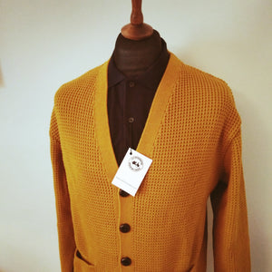 WAFFLE KNIT CARDIGAN