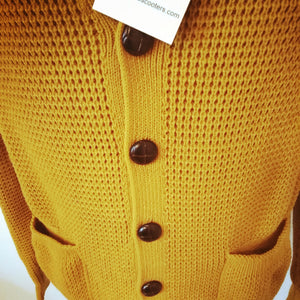 WAFFLE KNIT CARDIGAN