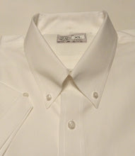 Load image into Gallery viewer, JUSTINTOSCOOTERS WHITE OXFORD COTTON SHORT SLEEVE SHIRT