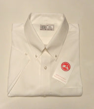 Load image into Gallery viewer, JUSTINTOSCOOTERS WHITE OXFORD COTTON SHORT SLEEVE SHIRT