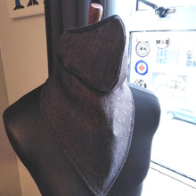 Load image into Gallery viewer, HERRINGBONE WOOL FACE AND NECK SCARF SET