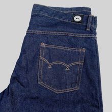 Load image into Gallery viewer, STRAIGHT FIT DARK BLUE DENIM JEANS