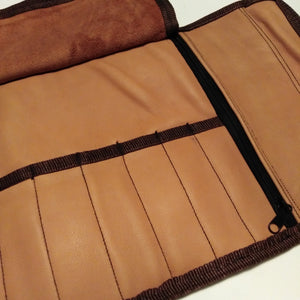ITALIAN LEATHER VESPA SCOOTER TOOL ROLL