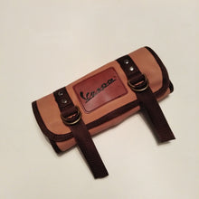 Load image into Gallery viewer, ITALIAN LEATHER VESPA SCOOTER TOOL ROLL