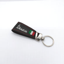 Load image into Gallery viewer, VESPA ITALIAN LEATHER SCOOTER KEYRING