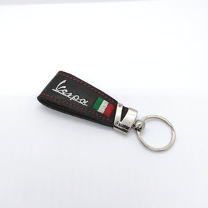 VESPA ITALIAN LEATHER SCOOTER KEYRING