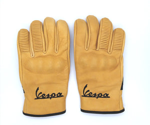 VESPA LEATHER ITALIAN SCOOTER GLOVES