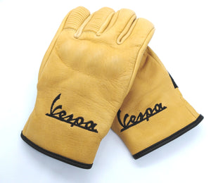 VESPA LEATHER ITALIAN SCOOTER GLOVES