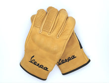 Load image into Gallery viewer, VESPA LEATHER ITALIAN SCOOTER GLOVES