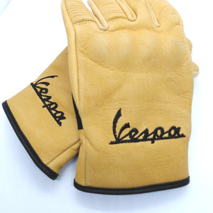 VESPA LEATHER ITALIAN SCOOTER GLOVES