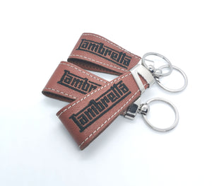 LAMBRETTA ITALIAN LEATHER SCOOTER KEYRING