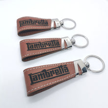 Load image into Gallery viewer, LAMBRETTA ITALIAN LEATHER SCOOTER KEYRING