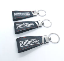 Load image into Gallery viewer, LAMBRETTA ITALIAN LEATHER SCOOTER KEYRING