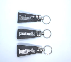 LAMBRETTA ITALIAN LEATHER SCOOTER KEYRING