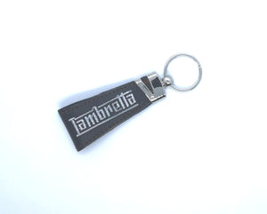 LAMBRETTA ITALIAN LEATHER SCOOTER KEYRING