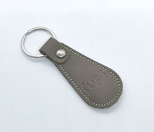 Load image into Gallery viewer, VESPA TEARDROP ITALIAN LEATHER SCOOTER KEYRING