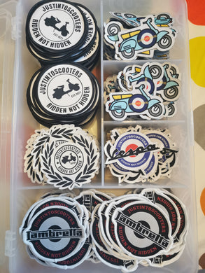 JUSTINTOSCOOTERS LOGO PATCHES