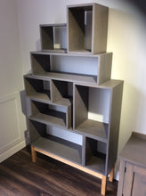 Load image into Gallery viewer, Contemporary Grey Solid Timber Vinyl Storage system