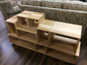 Solid Maple Stereo Console System