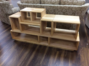 Solid Maple Stereo Console System