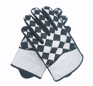 MOD CHECKER ITALIAN LEATHER SCOOTER GLOVES