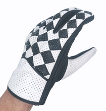 Load image into Gallery viewer, MOD CHECKER ITALIAN LEATHER SCOOTER GLOVES
