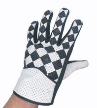 Load image into Gallery viewer, MOD CHECKER ITALIAN LEATHER SCOOTER GLOVES