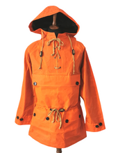 Load image into Gallery viewer, WAX COTTON BURNT ORANGE SCOOTER SMOCK